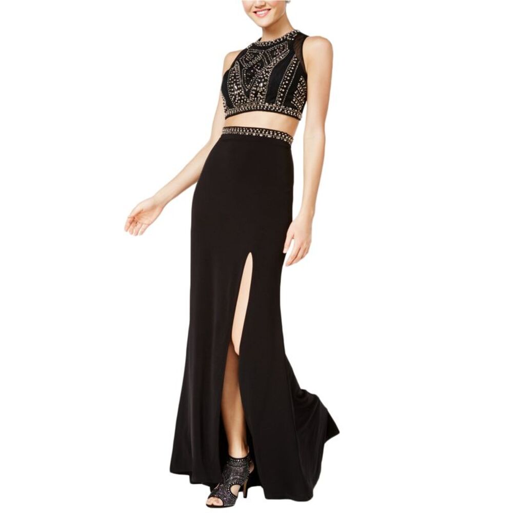 Say Yes to the Prom Womens Juniors Studded A-line Skirt, NWT